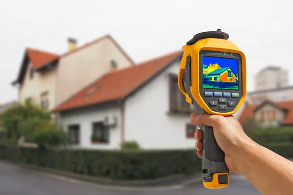 Utilisation de caméra thermique pour rechercher une fuite sur une toiture abîmée par les intempéries, Saint-Raphaël, JFA Rénovations